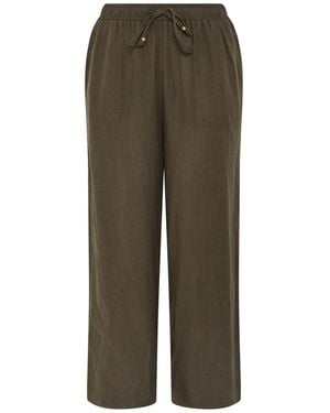 Evans Linen Trouser - Green