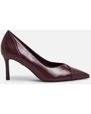 Linzi Gaia Two Tone Court Heels - Gray