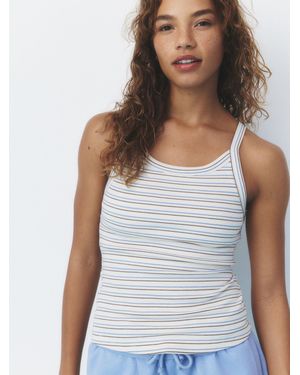 Self Square Neck Vest - Grey