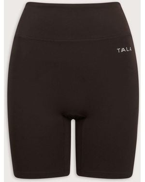 Tala High Waisted Cycling Shorts - Black