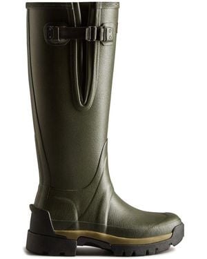 HUNTER Balmoral Adjustable Neoprene Lined Wellies - Green