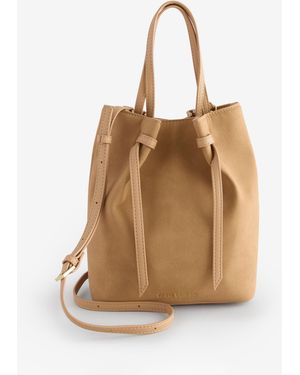 Katie Loxton Celina Suedette Bucket Bag - Natural