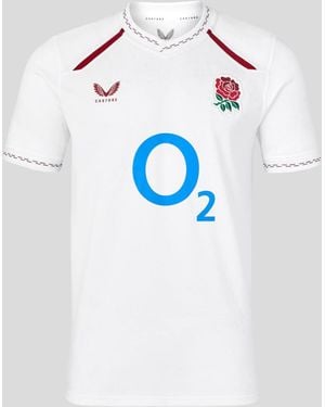 Castore England Rugby Home Replica Short Sleeve Shirt - Blue