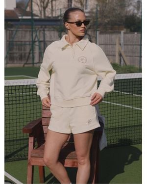 SIMMI Studios Embroidered Logo Shorts - Green