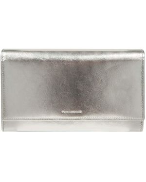 Pure Luxuries Mia Leather Purse - Gray