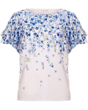 Phase Eight Rowan Floral Top - Blue