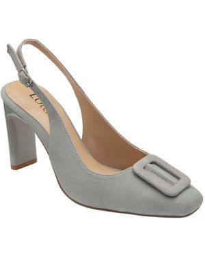 Lotus Slingback Court Shoes - Weiß