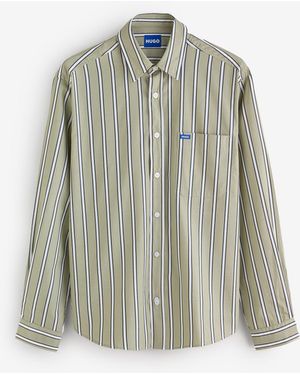 HUGO Ebalto Regular-Fit Shirt - Gray