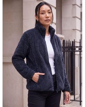 Roman Sherpa Fleece Jacket - Blue
