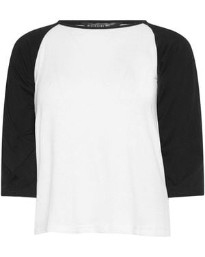 PixieGirl Petite Pixiegirl 3/4 Sleeve Raglan T-Shirt - Black