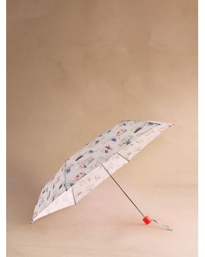 Cath Kidston Cath Kidston Paddington London Icons Umbrella - Natural