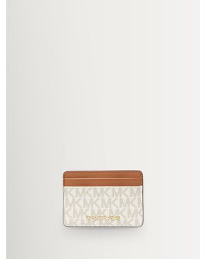 Michael Kors Michael Kors Jet Set Card Holder - Natural