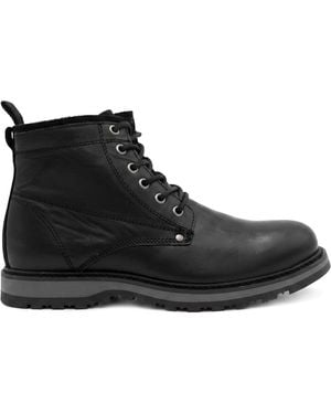 Jones Bootmaker Regular Fit Ealing Leather Ankle Boots - Black