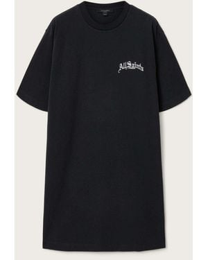 AllSaints Allsaints Descent T-Shirt Dress - Black