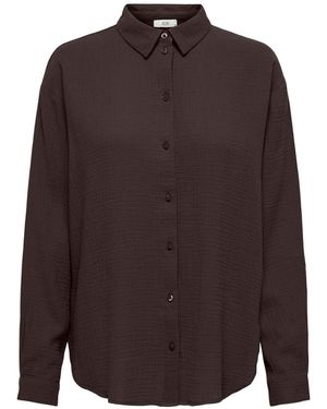 Jdy Cheesecloth Regular Fit Shirt - Brown