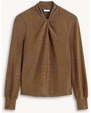 Hobbs Ashley Sparkle Top - Brown