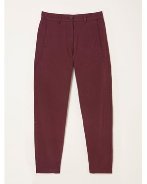 FatFace Eloise Burgundy Tapered Chino