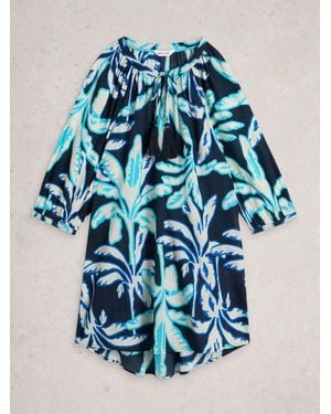 White Stuff Heidi Jersey Dress - Blue