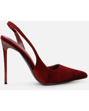 SIMMI Arabella Slingback Court Shoes - Red
