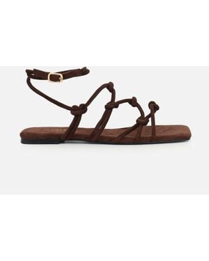 SIMMI Clea Flat Sandals - Brown