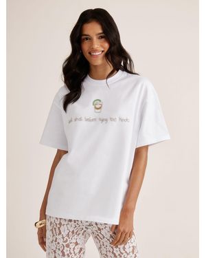 Six Stories Last Shot Beaded Dress - White