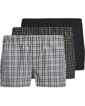 Jack & Jones 100% Cotton Boxers 3 Pack - Black