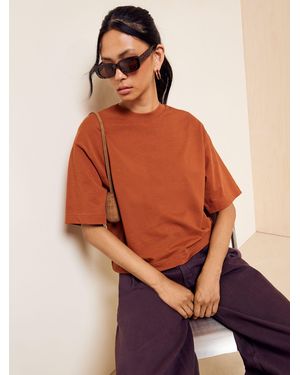 Friends Like These Tan Heavyweight Boxy T-Shirt - Orange
