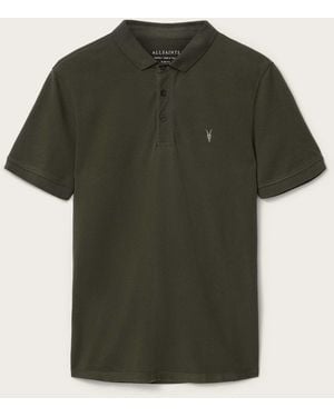 AllSaints Allsaints Reform Short Sleeve Polo Shirt - Green