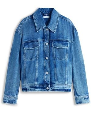 Tommy Hilfiger Oversized Short Denim Jacket - Blue