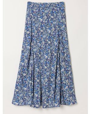 FatFace Fatface Sadie Midi Skirt - Blue
