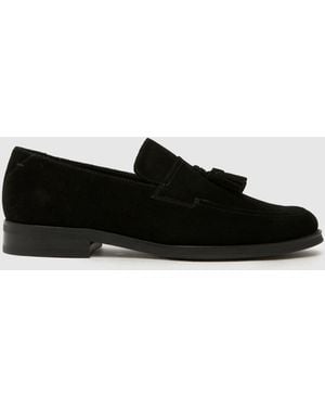 schuh Ronen Suede Loafer - Black