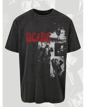 Supacult Acdc Photo Collage Music T-Shirt - Black