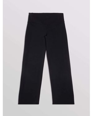 Pineapple Supersoft High Waisted Yoga Jersey Pants - Blue