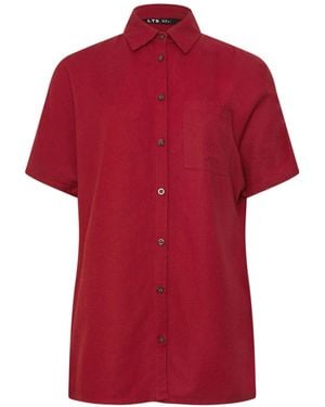 Long Tall Sally Short Sleeve Shirt - Red
