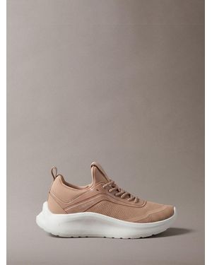 Calvin Klein Lightweight Runner Sneakers - Brown