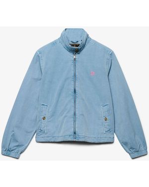 Superdry Cotton Harrington Jacket - Blue