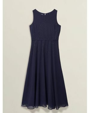 Hobbs Midnight Kiki Hotfix Dress - Blue