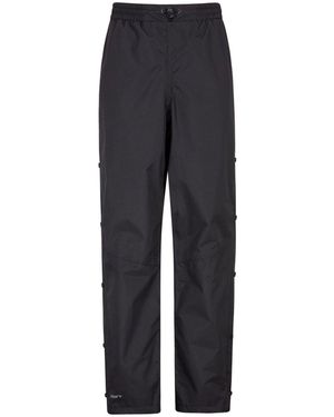 Mountain Warehouse Downpour Short Length Waterproof Trousers - Blue