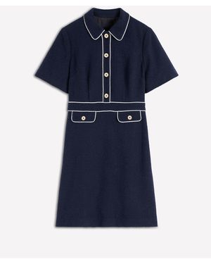 Boden Eda Cotton Shift Dress - Blue
