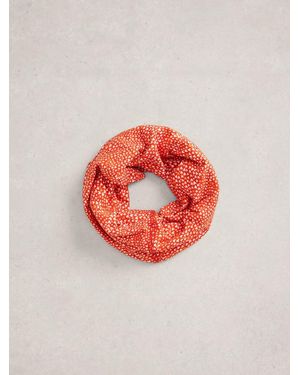 White Stuff Versatile Jersey Roll Scarve - Red