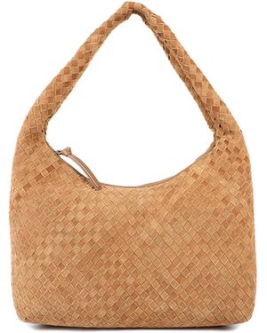 Jones Bootmaker Jones Bootmaker Waverely Leather Shoulder Bag - White