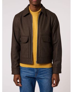 Paul Smith Paul Smith Wool Blend Harrington Jacket - Black