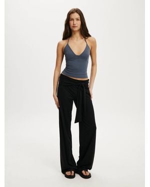 Cotton On Cotton On Honey Tie Pant - Black