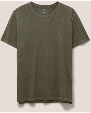 White Stuff Stuff Abersoch 100% Baumwolle Kurzarm T-Shirt - Blau