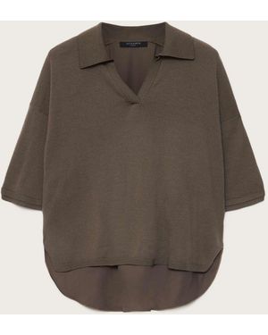 AllSaints Allsaints Bern Polo Shirt - Natural