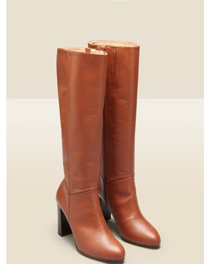 Sosandar Knee High Boots - Brown