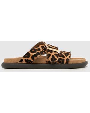 schuh Tear Leather Footbed - Brown