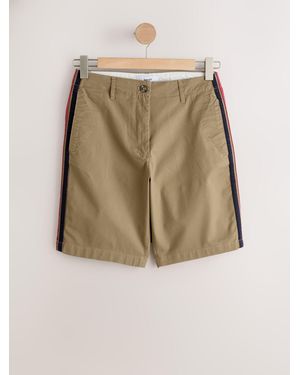 Next Chino Short With Side Stripes Shorts - Natural