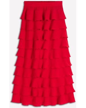 Boden Tiered Maxi Skirt
