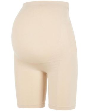 Mama.licious Maternity Seamless Legging Shorts - White